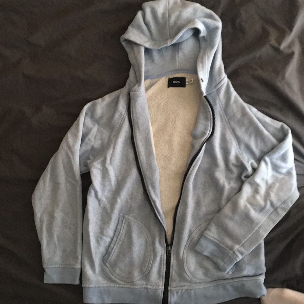 BDG Light blue zip up